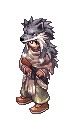Armed villager